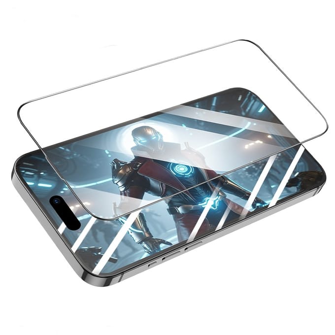 Screenprotector - Geschikt voor iPhone 15 Pro - Tempered Glass