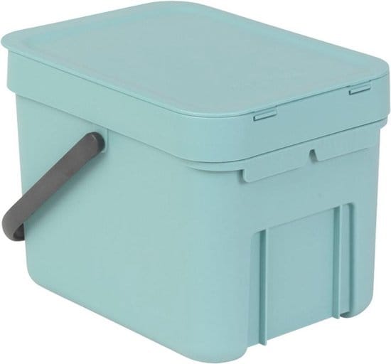 Brabantia Sort & Go Prullenbak - 6 liter - Mint