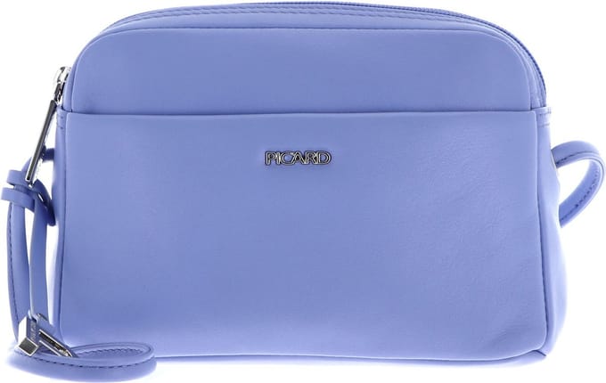 PICARD Leren Schoudertas Handtas Really Hand Bag Violet Paars
