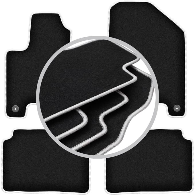 CARLUX-SILVER automatten voor: Kia Soul EV hatchback (2013-2019)