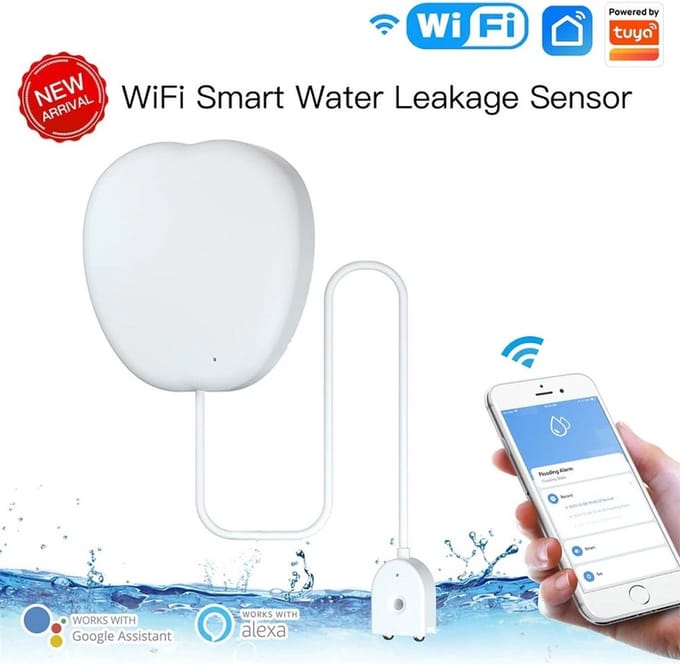 MOES Tuya WiFi Flood Wall Sensor - Tuya sensoren - Water sensor - Smart Life
