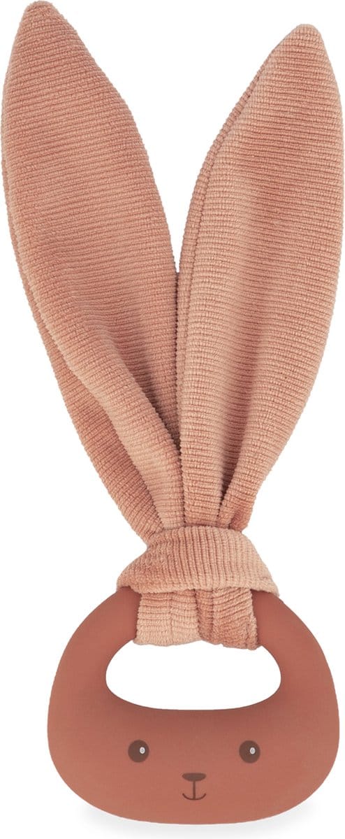 Kaloo Lapinoo – Bijtring Konijn - Terracotta kleur