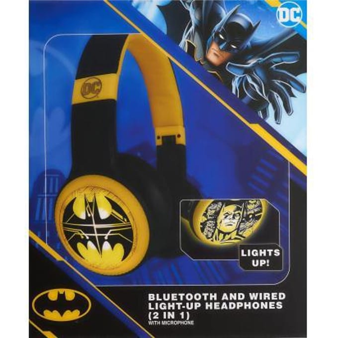 Batman Headphone Wireless LED On-Ear