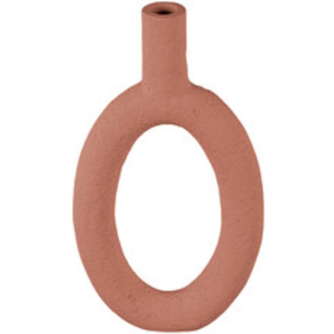 Present Time Vaas Ring - Terracotta - 16,5x3,5x31cm - Modern