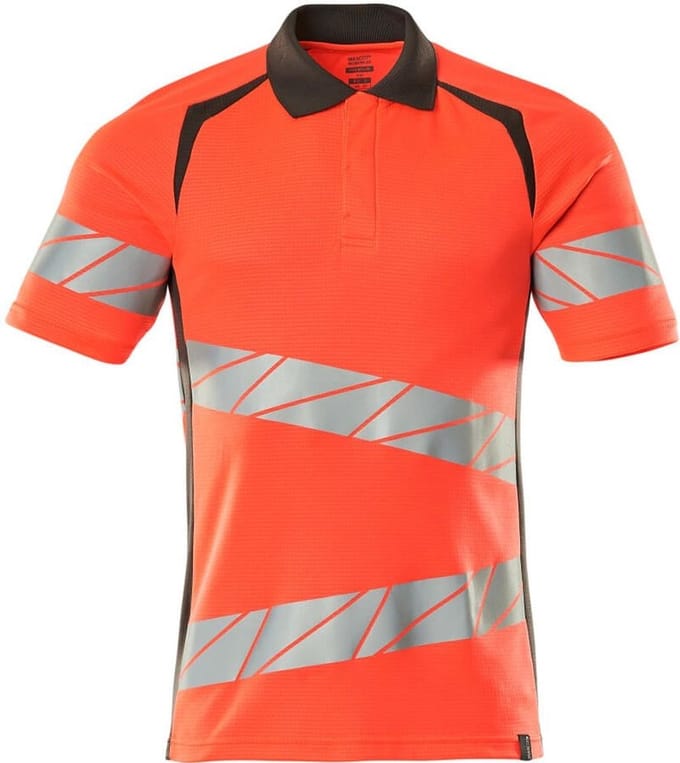 Mascot Accelerate Safe Poloshirt 19083-771 - hi-vis rood/donkerantraciet - S