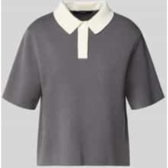 Gebreid shirt met polokraag model 'Tipolo'