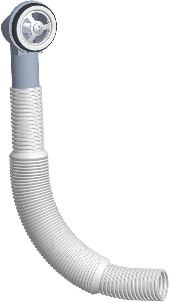 Overlooppijp - Afvoerbuis - Badkamer Schoonhouden - Verstelbaar Ontwerp - 38 cm - Wit