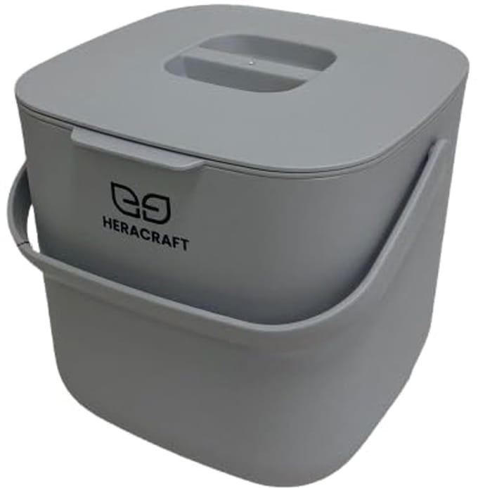 Efficiënte 7L Compostbak voor Appartement - Geurloze Voedselafvalbak voor Keuken