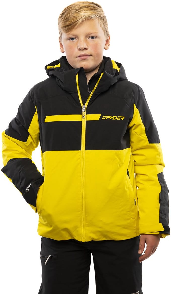 Spyder Challenger Ski- en snowboardjas jongens Geel 164