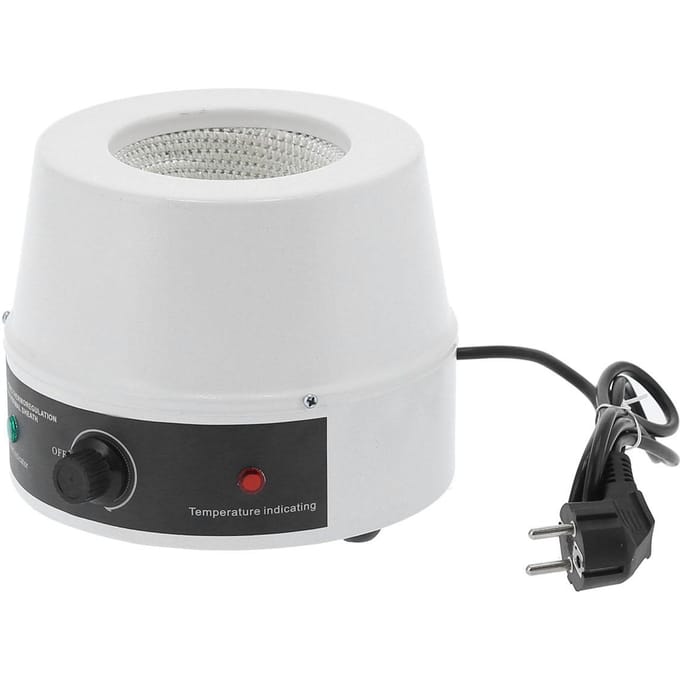 250ml Laboratorium Thermostaat Elektrische Verwarmingsmantel Temperatuurregeling Machine voor School EU Stekker 220V white