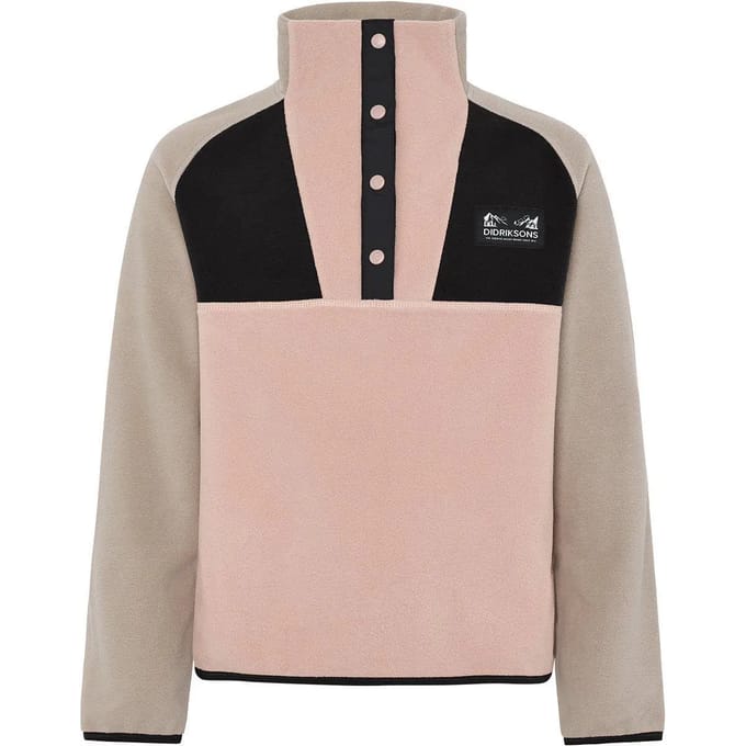 Didriksons Yokto, fleecetrui, junior, roze