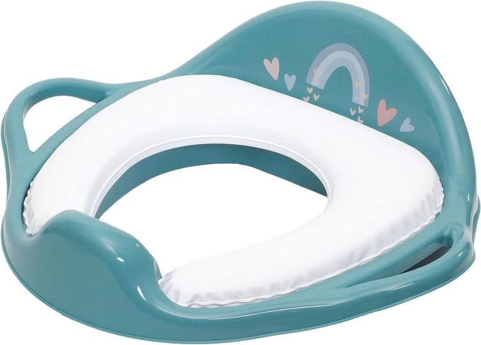 Toilet trainer - Zindelijkheidstrainer - Zindelijk worden - Compact ontwerp - Standaard formaat - Turquoise