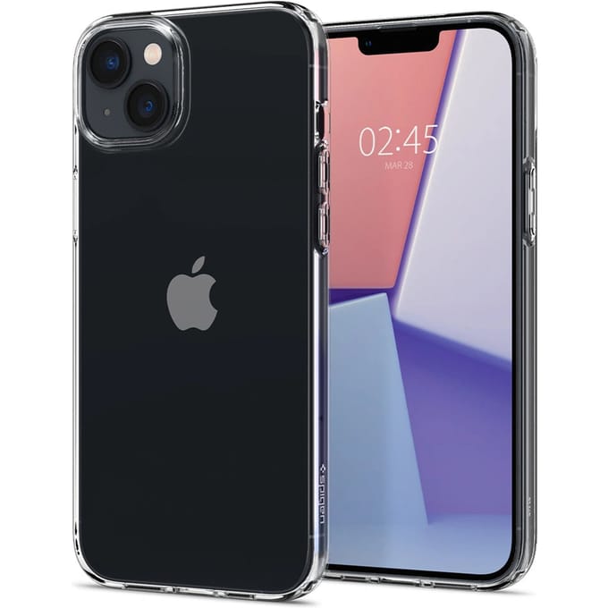 Spigen Liquid Crystal Backcover voor de Apple iPhone 14 - Transparant