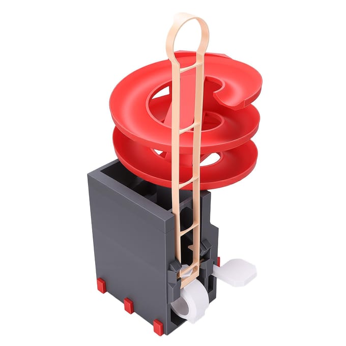 Automatische Baldispenser PLA 3D-printen Draagbare Bal Tee-up Machine Swing Training Lanceerder voor Oefening red