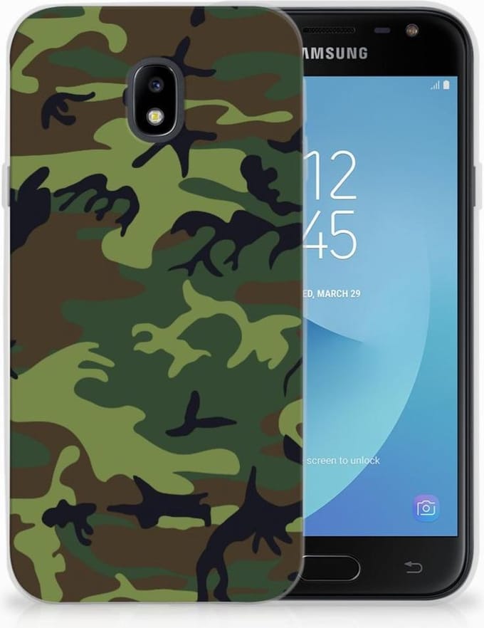 Samsung Galaxy J3 2017 TPU bumper Army Dark