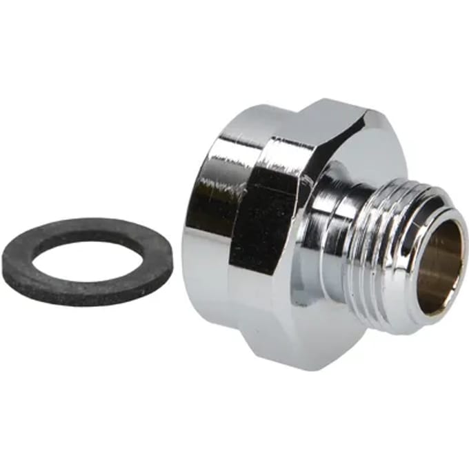 Sanivesk Draad Recht Verloop 1/2"fx3/8"m Chroom