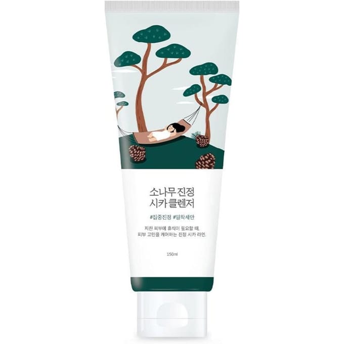 ROUND LAB Pine Calming Cica Cleanser Lage pH Kalmerende Schuimreiniger 150ml 1 Pack (150ml) white