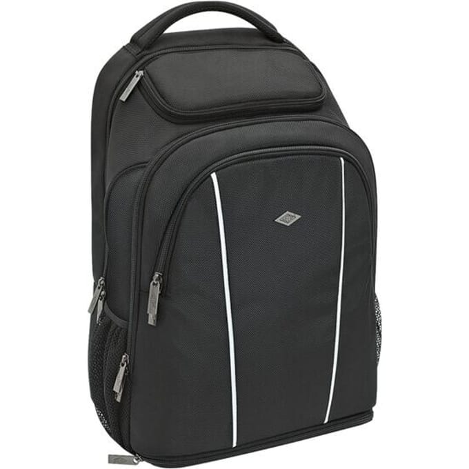 Business rugzak WEDO, polyester, Vakken voor notebook/tablet, rugkussen, 28 l, zwart