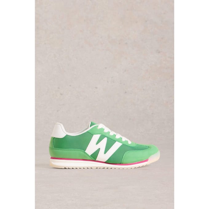 White Stuff Lucy Trainer Bright Green Taglia: 5 | Sneakers Outlet | Donna | Verde