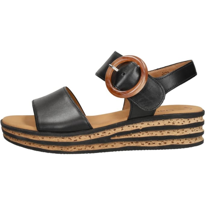 Gabor -Dames - zwart - sandalen - maat 40.5