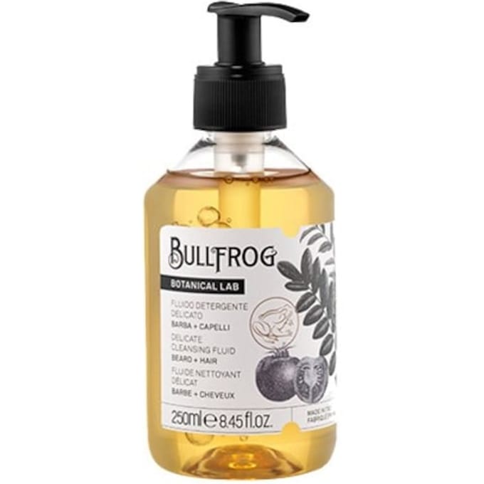 Bullfrog Botanical Delicate Cleansing Fluid - Shampoo voor Haar/Baard - tegen Huidirritatie - 250ML