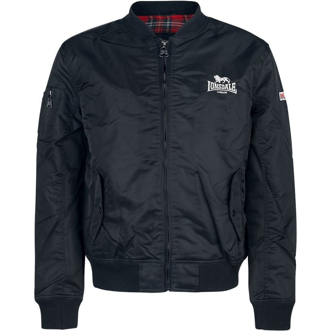 Lonsdale London Tern Hill Bomberjack zwart XXL Polyester -