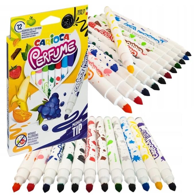 Carioca SCENT markers 12 MEDIUM size