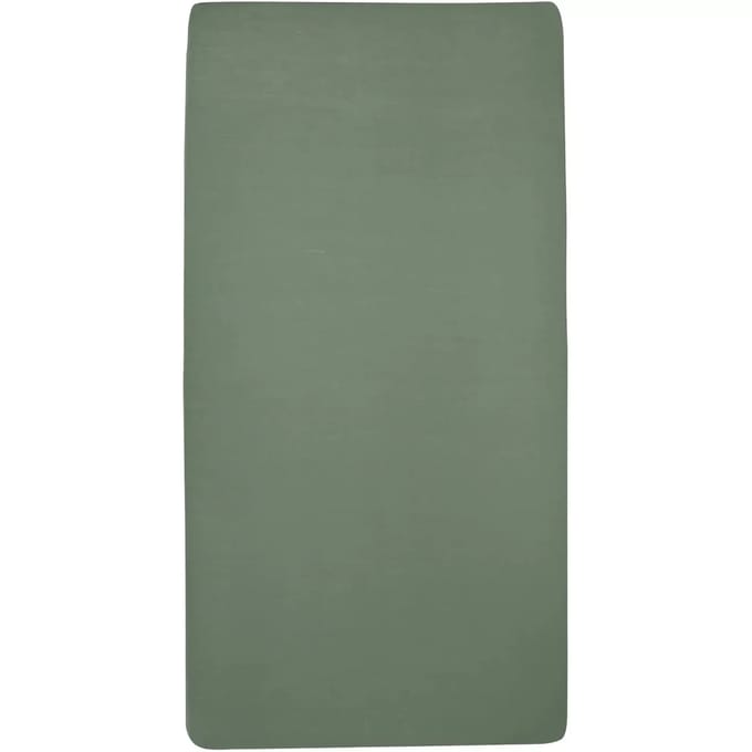 Meyco Baby Uni hoeslaken co-sleeper - forest green - 50x90cm