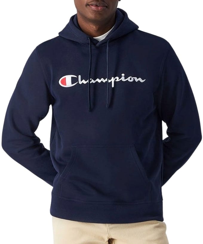 Champion Big Logo Fleece Hoodie Heren - Maat S