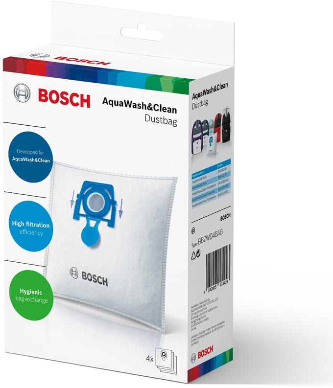Reservezak voor Stofzuiger AQUAWASH & CLEAN BOSCH BBZWD4BAG