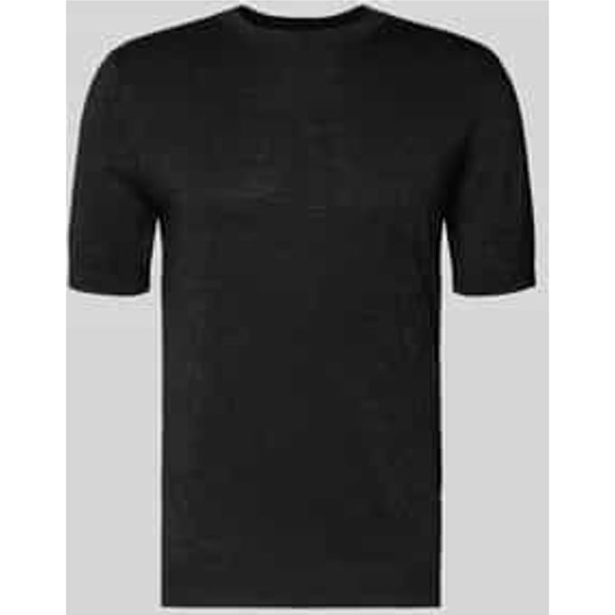 Glanzend gebreid shirt met wol