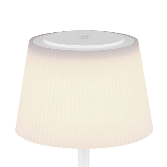 Globo Gregoir LED tafellamp, mat wit, hoogte 38 cm, CCT