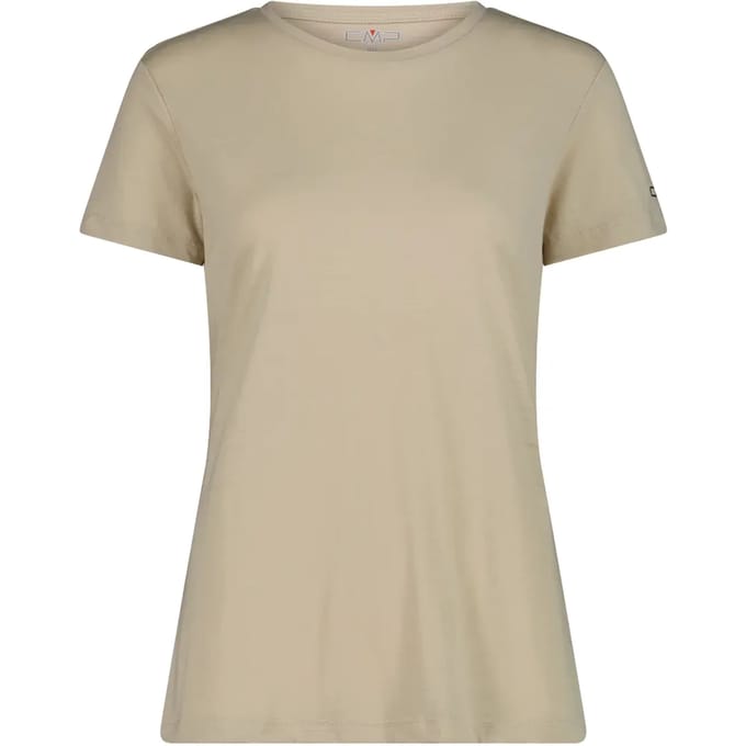 Dames T-shirt met ronde hals van merinowol CMP