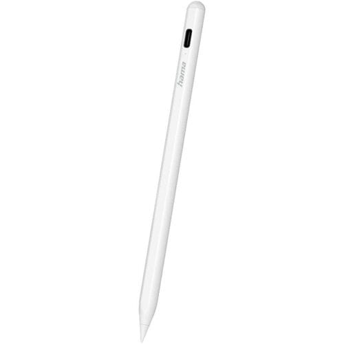 Hama Touchpen Herlaadbaar, Met precieze schrijfpunt, Palm-Blocking-technologie Wit