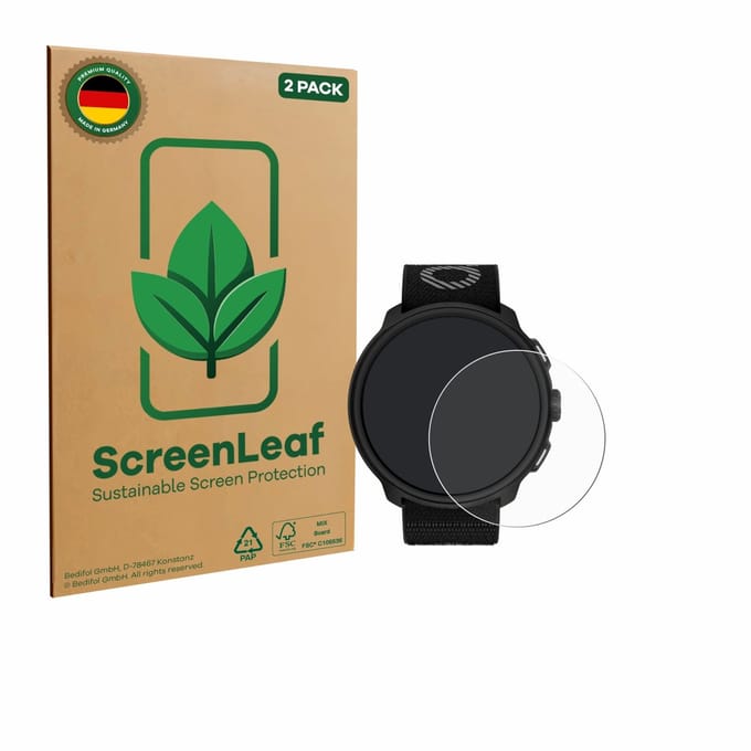 2 Stuks Screenprotector voor Suunto Run - Hoogwaardige Beschermfolie transparant