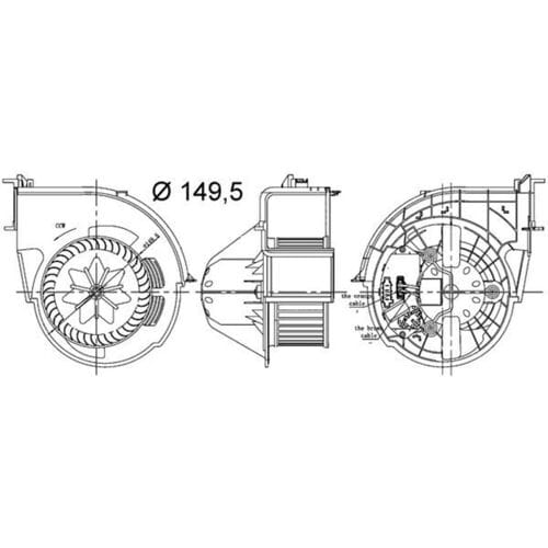 Interieurventilator MAHLE AB 83 000S