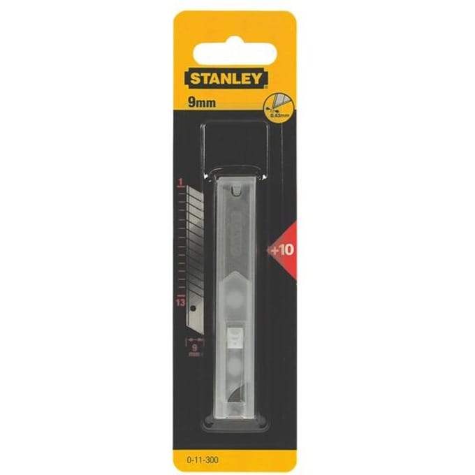 Stanley Reserve Afbreekmesjes 0-11-300 85x9mm 10 Stuks