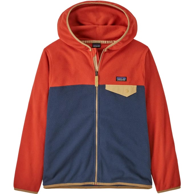 Kinder fleece met capuchon Patagonia Micro D Snap-T