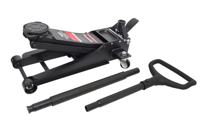 Awtools Serie - Laagprofiel Krik - 2,5T - Dubbele Cilinder - Pedaal en Hendel