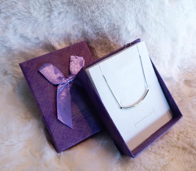 sieraden, 925 zilveren ketting met zoetwater