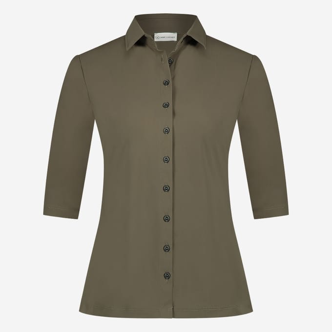 Blouse Betty Easy Wear Technical Jersey | Army - Army / L