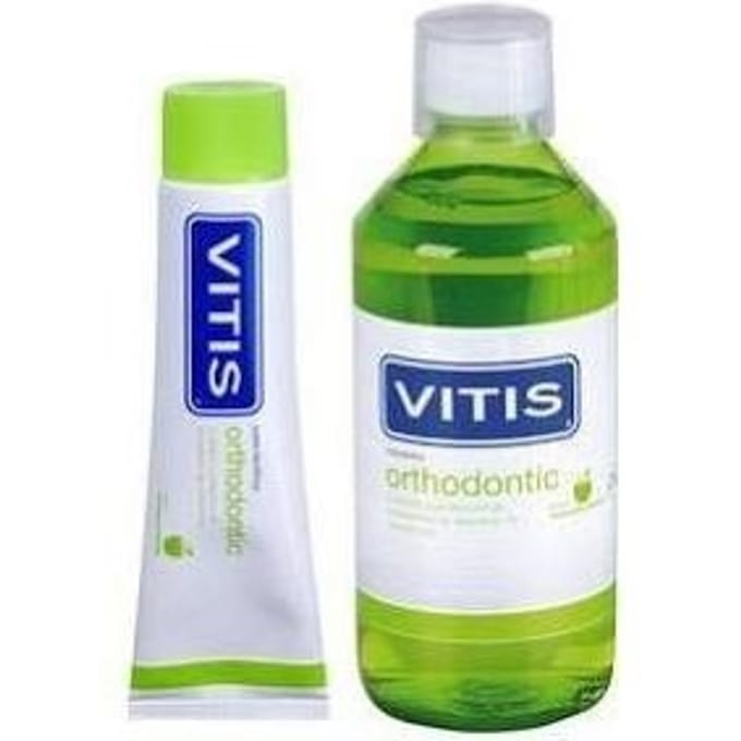 Vitis Orthodontic Toothpaste 100ml Set 2 Pieces white