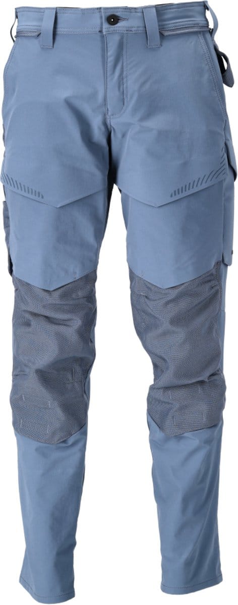 Mascot Customized Broek met kniezakken 22379-311 - steenblauw - C47 - 76