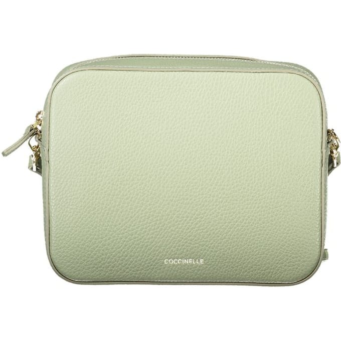 COCCINELLE Leren schoudertas Tebe Crossover Bag Greenery groene