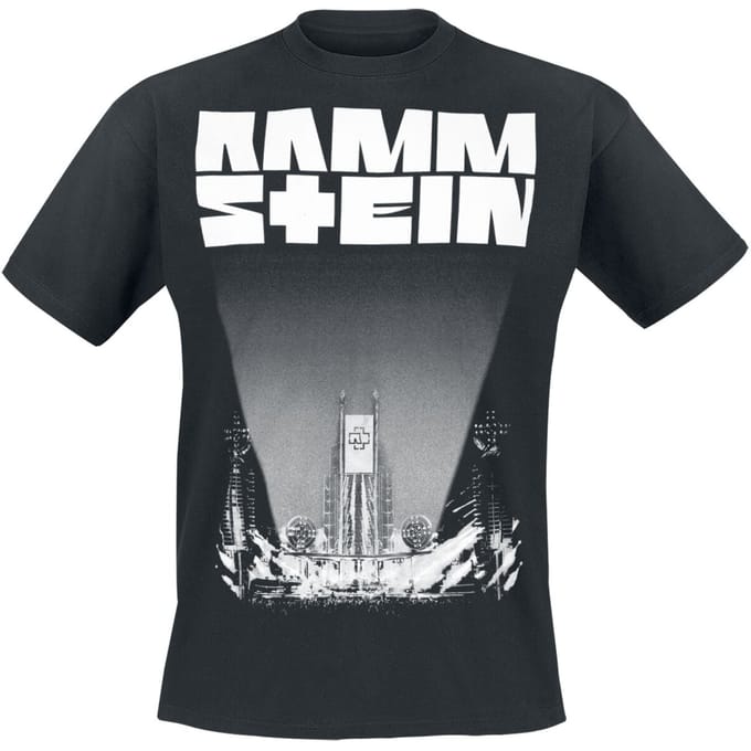 Rammstein T-shirt - Bühne - S tot 5XL - voor Mannen - zwart