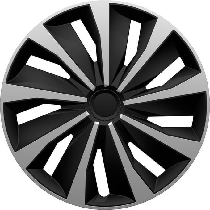 AutoStyle Wieldoppen Grip SB 14 inch in Zilver/Zwart