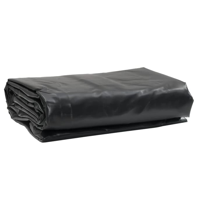 vidaXL - Zeil - 650g - / - m² - Zwart - 1,5 - x - 2 - m - Canvas - met - PVC-coating