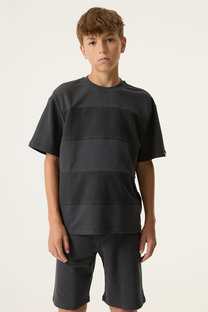 GARCIA Jongens Effen T-shirt Grijs Korte mouw
