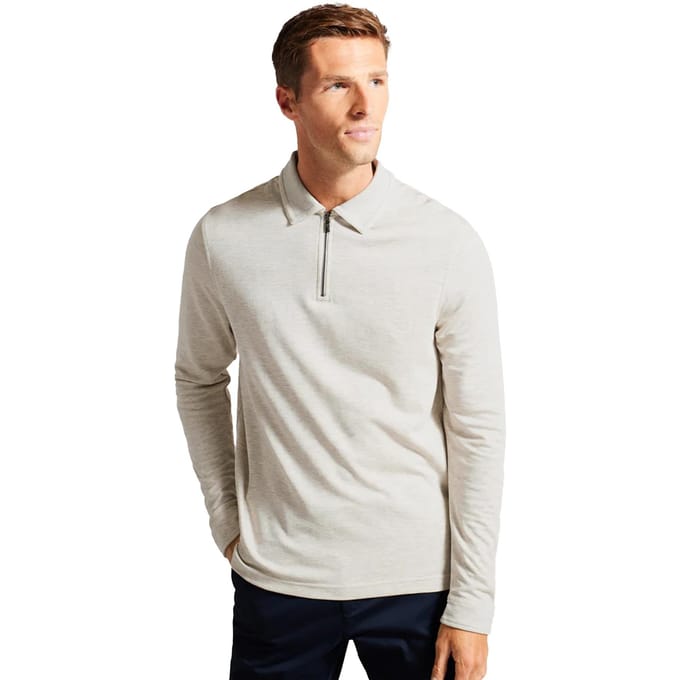 Ted Baker Heren Poloshirt Met Lange Mouwen - Karpol