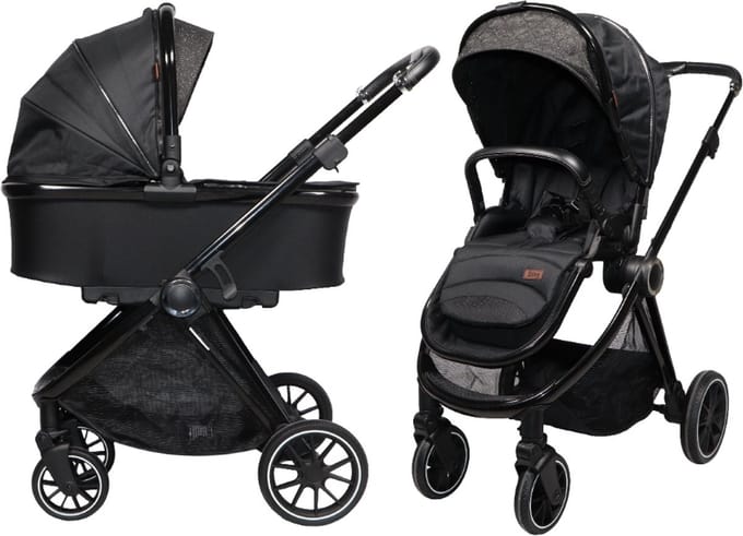 Ding Fenix Black/Black Kinderwagen DI-191701